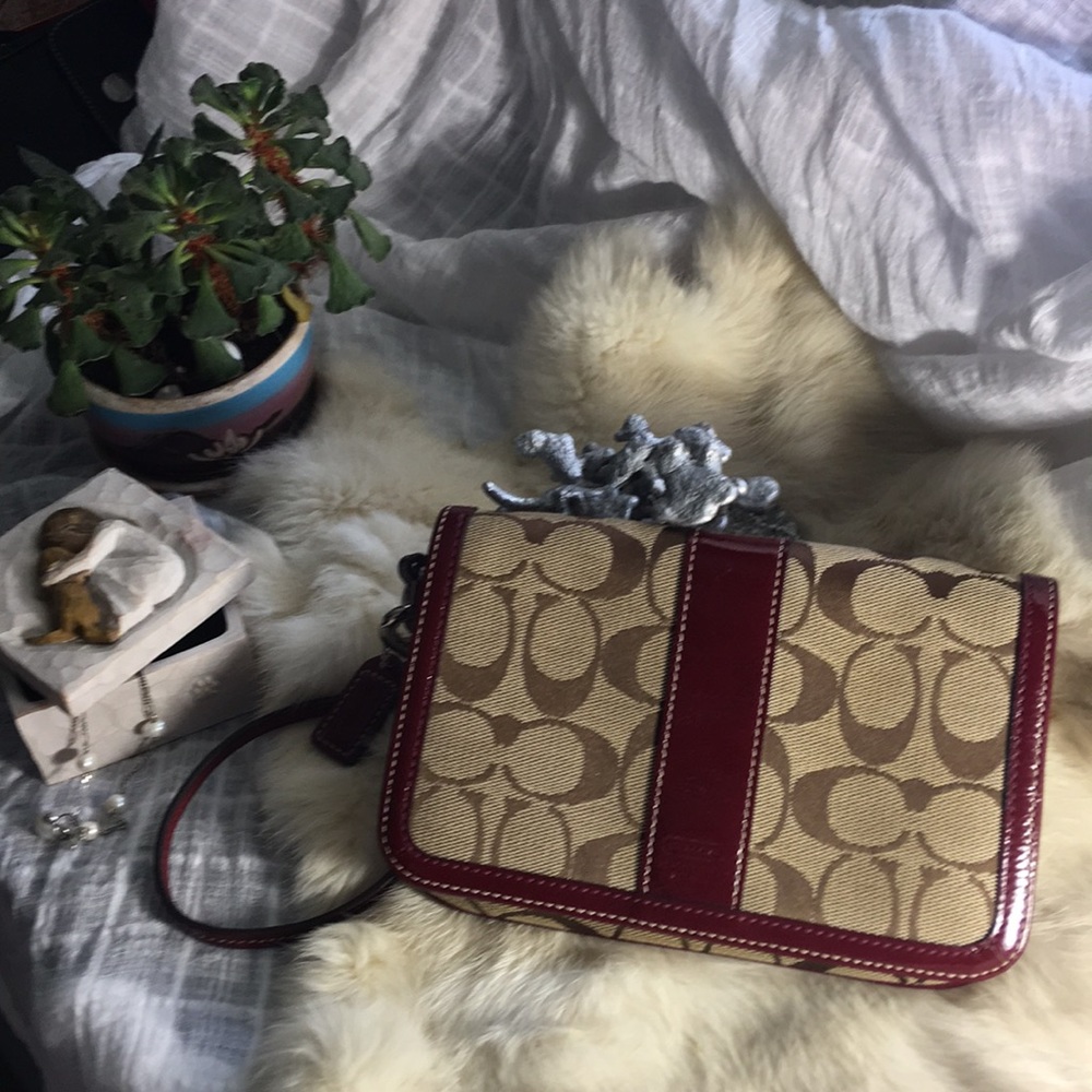 COACH Wristlet bag💫✨💋🎬🚭